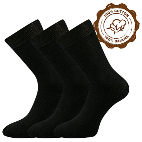 LONKA Habin ponožky čierne 3 páry 101073