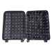 Čierna sada 3 luxusných škrupinových kufrov &quot;Royal&quot; - veľ. M, L, XL