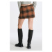 SUKŇA GANT CHECKED WOOL MINI SKIRT CINNAMON BROWN