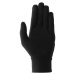 4F GLOVES CAS UNI Unisex pletené rukavice, čierna, veľkosť