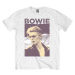 David Bowie Tričko Smoking Unisex White