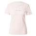 Calvin Klein Jeans Tričko  grafitová / pastelovo ružová / biela