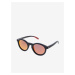 VeyRey Slnečné okuliare drevené polarizačné oválne Hornbeam červené sklá