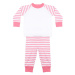 Larkwood Detské pyžamo LW072 Pink Stripe