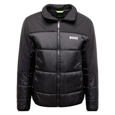 BOSS Green Prechodná bunda 'Hamar'  čierna / biela Hugo Boss