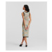 Šaty Karl Lagerfeld Boucle Knit Dress Rôznofarebná