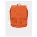 Oranžový dámsky kožený batoh Elega Cutie