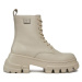 Tommy Jeans Outdoorová obuv Tjw Chunky Leather Boot EN0EN02503 Béžová