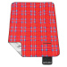 Spokey PICNIC TARTAN ALU 180X150 Deka na piknik, červená, veľkosť