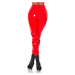 Sexi latexové nohavice red