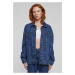 Women's oversized denim jacket from the 90s - navy blue