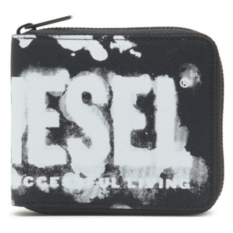 Peňaženka Diesel Rave Bi-Fold Coin Zip Xs Wallet Čierna