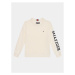 Tommy Hilfiger Sveter Monotype KB0KB08364 D Écru Regular Fit