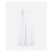 Šaty Karl Lagerfeld Kl Burnout Dress White