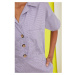 Trendyol Purple Button Detailed PocketEd Jumpsuit