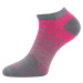Voxx Rex 18 Unisex nízke ponožky - 3 páry BM000004106100100217 magenta