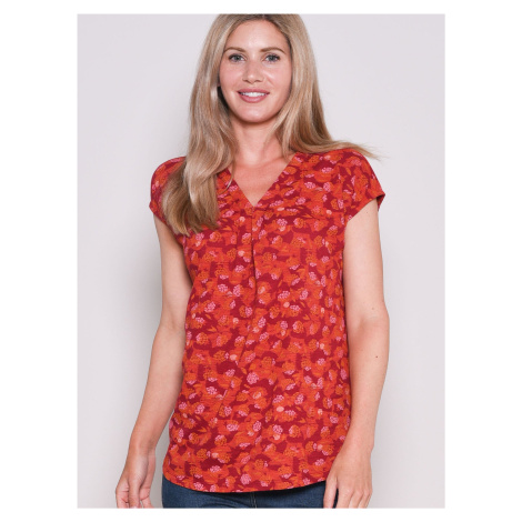 Red patterned T-shirt Brakeburn - Women