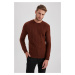 DEFACTO Standard Fit Crew Neck Sweater