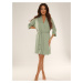 Bathrobe De Lafense 871 Visa S-2XL women's pea 223