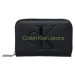 Calvin Klein ACCORDION ZIP AROUND Dámska peňaženka, čierna, veľkosť