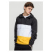 Color Block Pull Over Blk/chromeyellow/wht Jacket