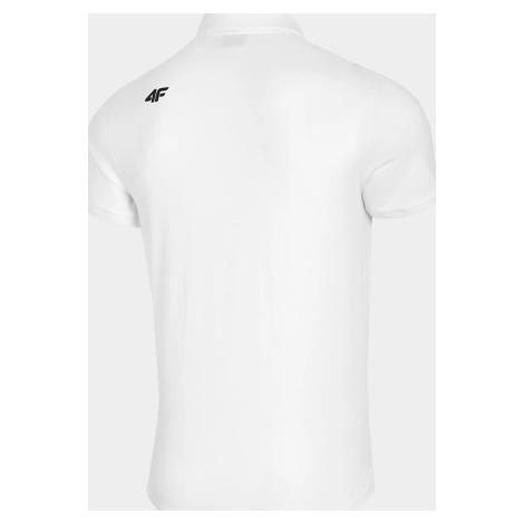 Pánske polo tričko 4F TSM007 bielej Bílá