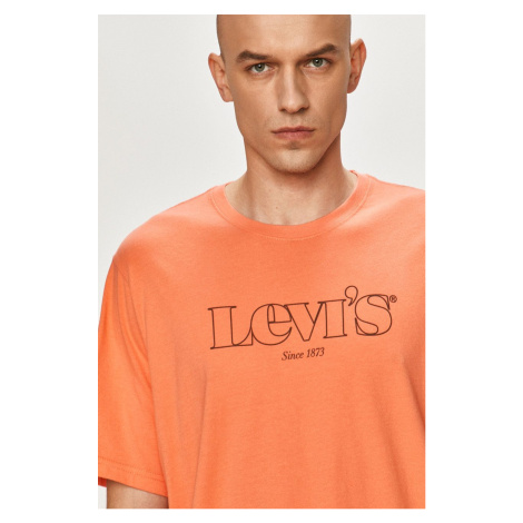 Tričko Levi's oranžová farba Levi´s