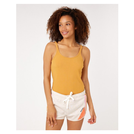 Rip Curl AMANTEA RIB TOP Gold Tank Top