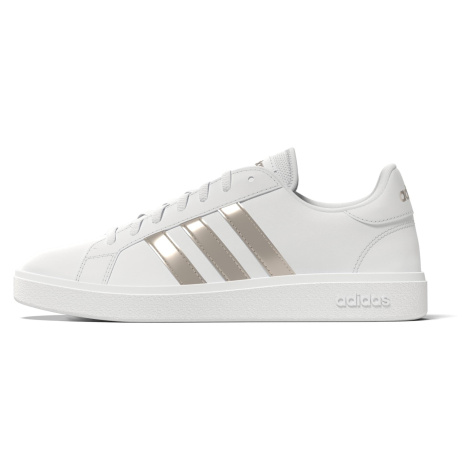Dámske vychádzkové tenisky Court Base bielo-strieborné Adidas