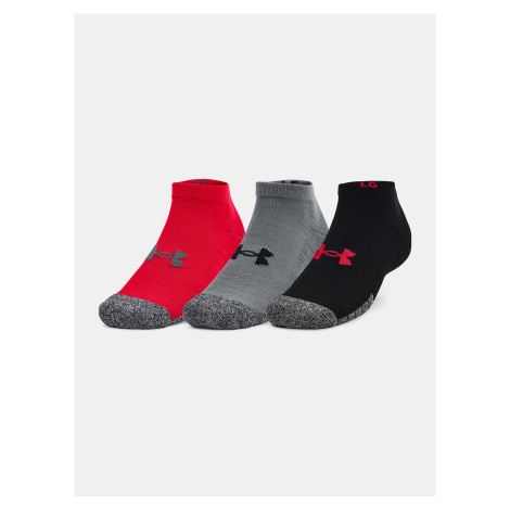 Ponožky Under Armour UA Heatgear Low Cut 3pk - červená