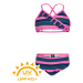 Dievčenské plavky COLOR KIDS Bikini AOP UPF 40+ Sugar Pink