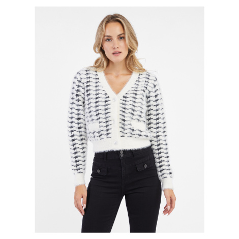 Orsay Black and White Women's Patterned Cardigan - Women's