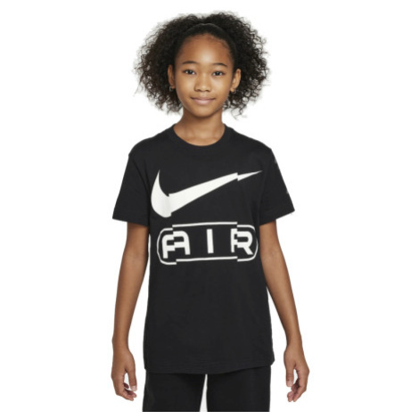 Chlapčenské tričko s krátkym rukávom NIKE G NSW TEE BOY AIR-010 BLACK