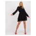 Black long sleeve cocktail dress OCH BELLA