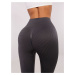 Tmavosivé dámske tvarujúce legíny s push-up efektom NM-LG-NOU009.39-dark grey