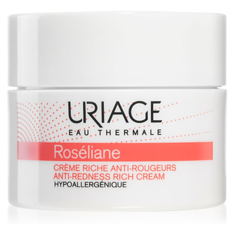Uriage Roséliane Anti-Redness Rich Cream vyživujúci denný krém pre citlivú pleť so sklonom k zač