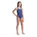 Arena girls galactics swimsuit swim pro back navy/blue river