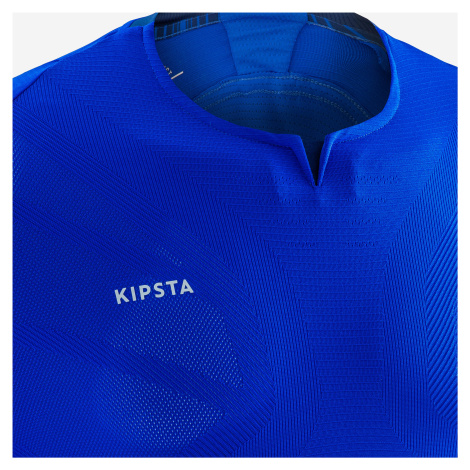 Futbalový dres s krátkym rukávom CLR modrý KIPSTA
