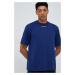 Tréningové tričko Calvin Klein Performance CK Athletic tmavomodrá farba, jednofarebné