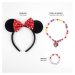 Beauty set MINNIE MOUSE (náhrdelník, náramok, čelenka), 2500002219