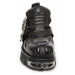 topánky kožené NEW ROCK ITALI NEGRO Čierna