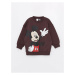 LC Waikiki Lw - Crew Neck Long Sleeve Mickey Mouse Printed Baby Boy Sweatshirt