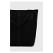Semišová kabelka Answear Lab čierna farba