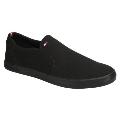 Tommy Hilfiger ICONIC SLIP ON SNEAKER Pánska slip-on obuv, čierna, veľkosť