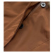 Dámska zimná bunda v karamelovej farbe s odopínacou kožušinovou podšívkou (M-21005)