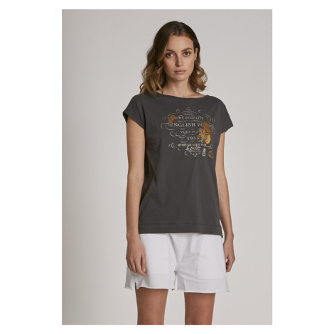 Tričko La Martina Woman T-Shirt S/S 40/1 Cotton Čierna