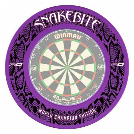 Red Dragon Snakebite World Champion 2020 Dartboard Surround - Purple Doplnky pre šípky