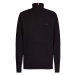 Tommy Hilfiger Sveter - PIMA COTTON CASHMERE ROLL NECK čierny