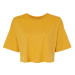 Bella Dámsky crop top BL6482 Mustard