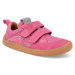 Barefoot textilné tenisky Froddo - BF D-Velcro Fuxia+ ružové